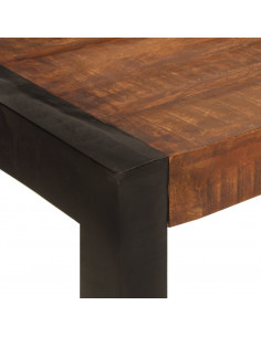 Tavolo da Pranzo Miele 120x60x76 cm in Legno Massello di Mango