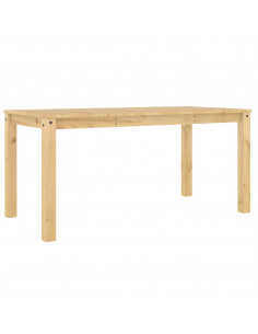 Tavolo da Pranzo Panama 160x80x75 cm in Legno Massello di Pino