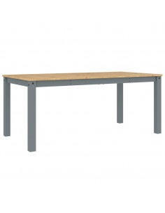 Tavolo da Pranzo Panama Grigio 180x90x75 cm Legno Massello Pino