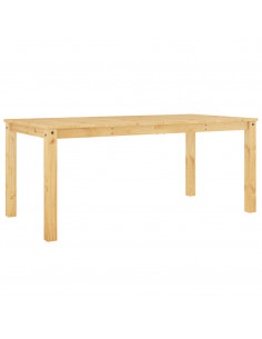 Tavolo da Pranzo Panama Grigio 180x90x75 cm Legno Massello Pino