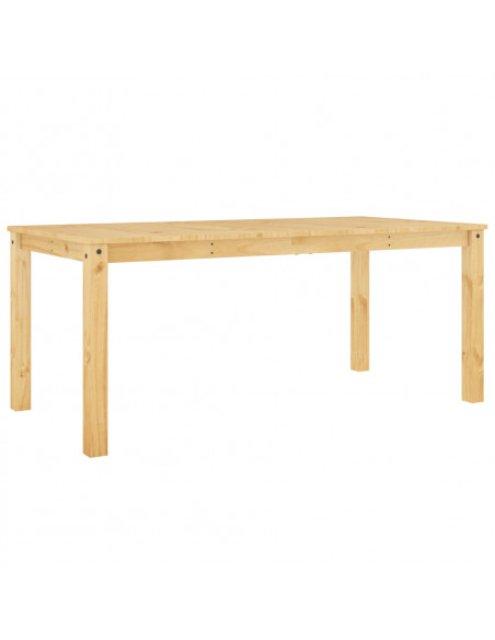 Tavolo da Pranzo Panama Grigio 180x90x75 cm Legno Massello Pino