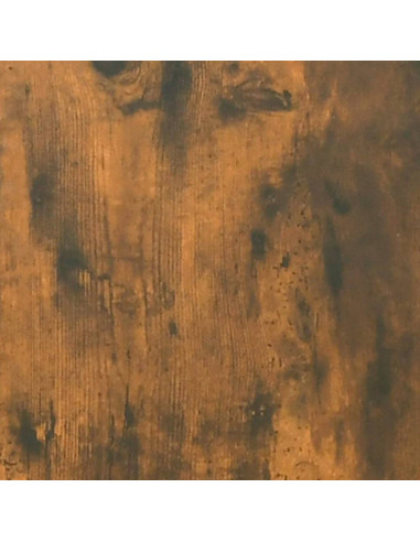 Tavolo da Pranzo rovere fumo 80x80x75 cm Legno Multistrato