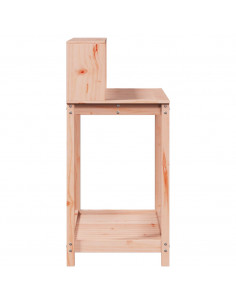 Tavolo Invaso con Ripiani 108x50x109,5cm Legno Massello Douglas