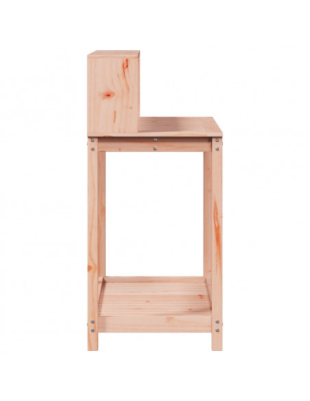 Tavolo Invaso con Ripiani 108x50x109,5cm Legno Massello Douglas