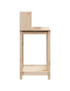 Tavolo Invaso con Ripiani 82,5x50x109,5 cm Legno Massello Pino