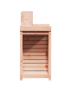 Tavolo Invaso con Ripiani 82,5x50x109,5 cm Massello Douglas