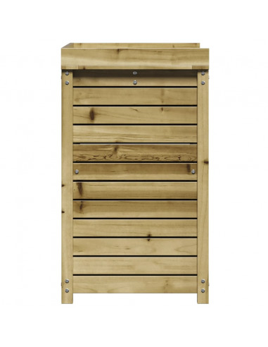 Tavolo Invaso con Ripiani 82,5x50x86,5 cm Legno Impregnato Pino