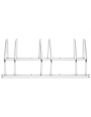 Portabici per 3 Biciclette Acciaio Zincato