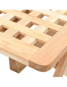 Tavolo Pieghevole in Legno di Noce 50x50x49 cm