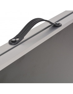 Tavolo Pieghevole per Carta da Parati MDF Alluminio 200x60x78cm