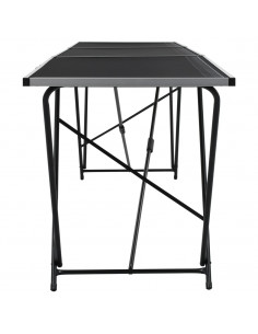 Tavolo Pieghevole per Carta da Parati MDF Alluminio 300x60x78cm