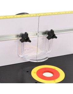 Tavolo Router in Acciaio e MDF 81x61x88 cm