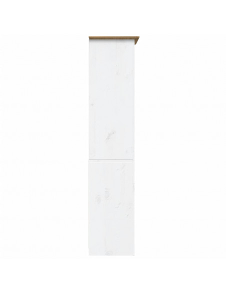 Libreria BODO 5 Ripiani 80x38x180cm Legno Massello Pino Marrone