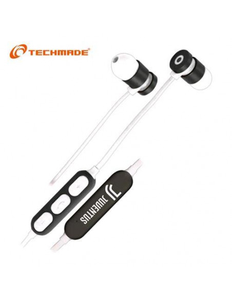 TECHMADE TM-FRMUSIC-JUV AURICOLARI BLUETOOTH JUVE COLORE BIANCO NERO