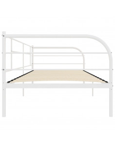 Telaio Divano Letto Bianco in Metallo 90x200 cm