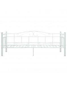 Telaio Divano Letto Bianco in Metallo 90x200 cm