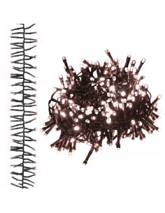 Gruppo Stringa LED con 2000 Luci LED Bianco Caldo 17 m in PVC 2