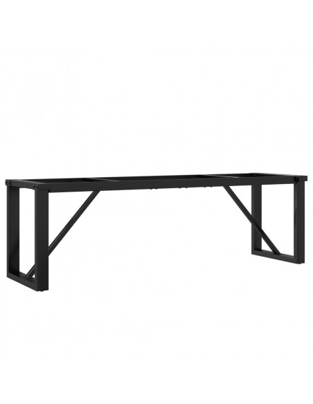 Telaio Gambe a O per Tavolino da Salotto 140x30x43 cm in Ghisa