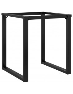 Telaio Gambe a O per Tavolo da Pranzo 60x60x73 cm in Ghisa