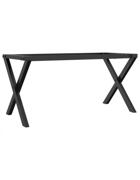 Telaio Gambe a X per Tavolino da Salotto 70x30x43 cm in Ghisa