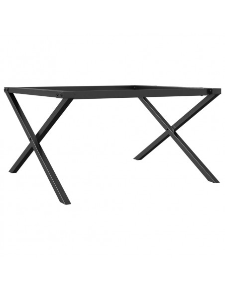 Telaio Gambe a X per Tavolino da Salotto 70x60x43 cm in Ghisa
