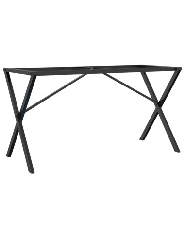 Telaio Gambe a X per Tavolo da Pranzo 140x60x73 cm in Ghisa