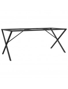 Telaio Gambe a X per Tavolo da Pranzo 160x80x73 cm in Ghisa