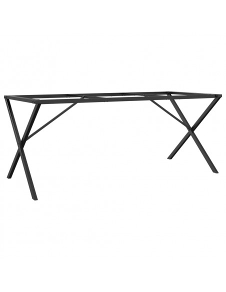Telaio Gambe a X per Tavolo da Pranzo 180x80x73 cm in Ghisa