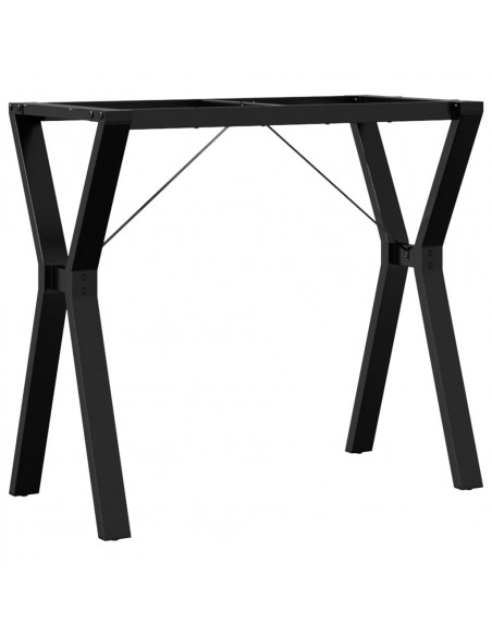 Telaio Gambe a Y per Tavolo da Pranzo 80x40x73 cm in Ghisa