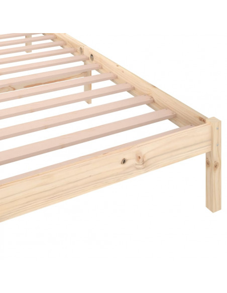 Telaio Letto in Legno Massello di Pino 100x200 cm