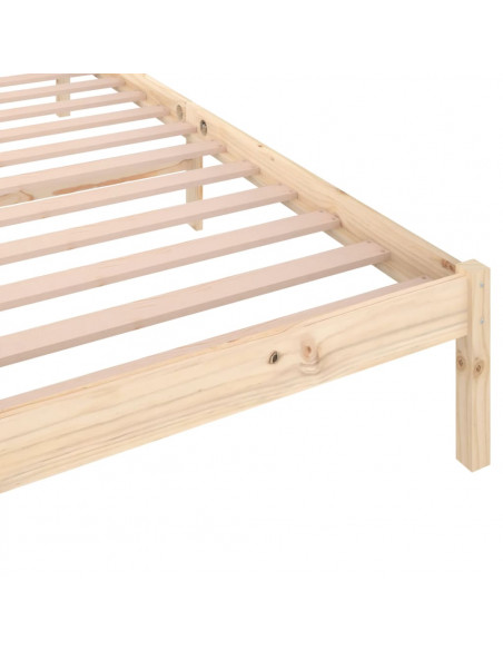 Telaio Letto in Legno Massello di Pino 90x200 cm