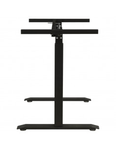 Telaio Scrivania Altezza Regolabile Manuale a Manovella Nero