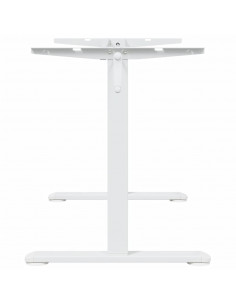 Telaio Scrivania in Piedi Bianco (94-135)x60x(70-114)cm Acciaio