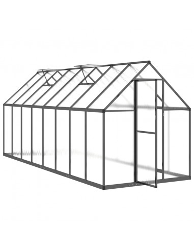 Telaio Serra con Base Antracite 445x169x195 cm in Alluminio