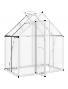 Telaio Serra con Base Argento 169x114x195 cm in Alluminio