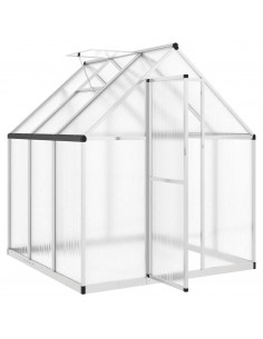 Telaio Serra con Base Argento 169x169x195 cm in Alluminio