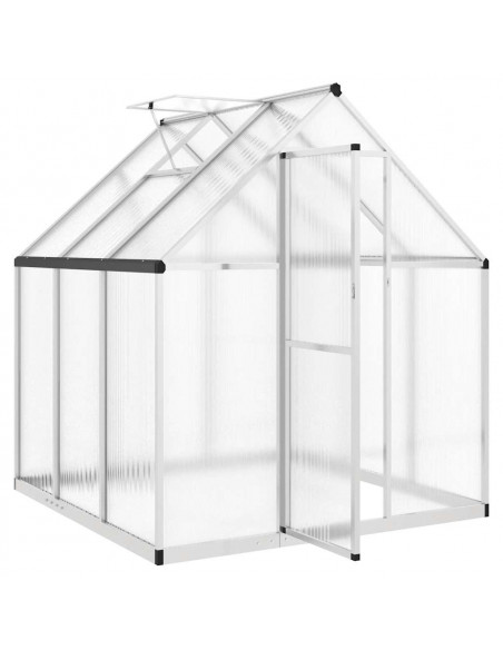 Telaio Serra con Base Argento 169x169x195 cm in Alluminio