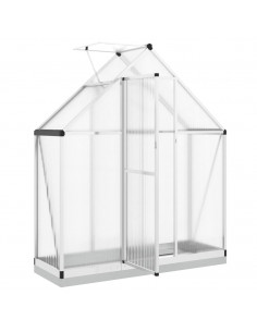 Telaio Serra con Base Argento 169x58x202 cm in Alluminio