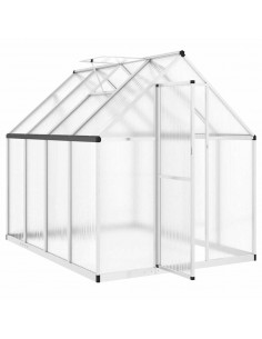 Telaio Serra con Base Argento 224x169x195 cm in Alluminio