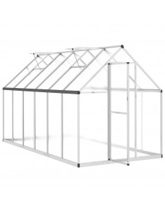 Telaio Serra con Base Argento 334x169x195 cm in Alluminio