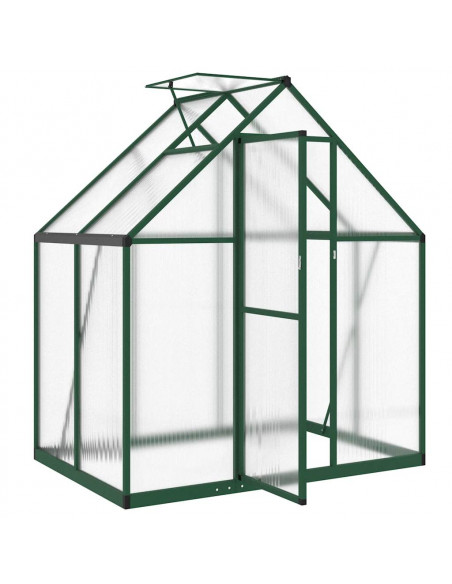 Telaio Serra con Base Verde 169x114x195 cm in Alluminio