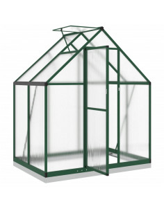 Telaio Serra con Base Verde 169x114x202 cm in Alluminio