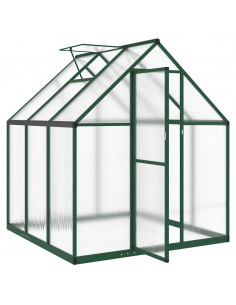 Telaio Serra con Base Verde 169x169x195 cm in Alluminio