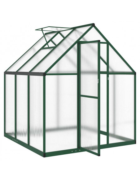 Telaio Serra con Base Verde 169x169x195 cm in Alluminio