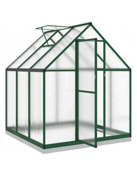 Telaio Serra con Base Verde 169x169x202 cm in Alluminio