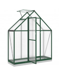 Telaio Serra con Base Verde 169x58x202 cm in Alluminio