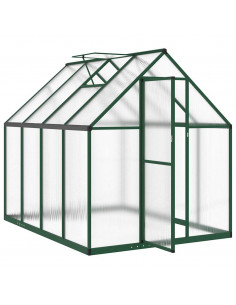 Telaio Serra con Base Verde 224x169x195 cm in Alluminio