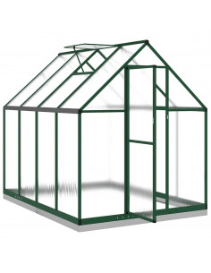 Telaio Serra con Base Verde 224x169x202 cm in Alluminio