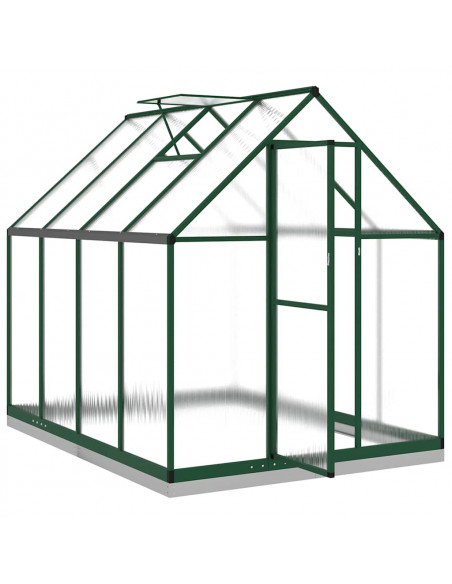 Telaio Serra con Base Verde 224x169x202 cm in Alluminio