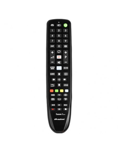 Telecomando tv Meliconi 806074 GUMBODY Personal 3 Plus per Sony Nero